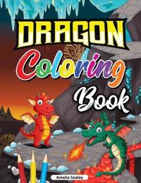 Beautiful Dragons Coloring Book for Kids