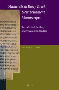 Numerals in Early Greek New Testament Manuscripts