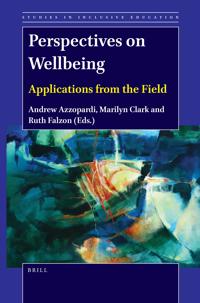 Kirjan kansi "Perspectives on Wellbeing: Applications from the Field"