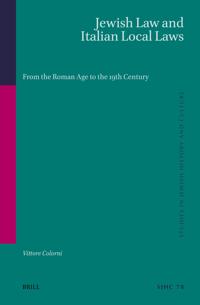 Jewish Law and Italian Local Laws