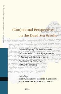 (Con)textual Perspectives on the Dead Sea Scrolls