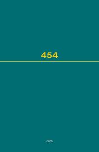 Recueil Des Cours, Collected Courses, Tome 454