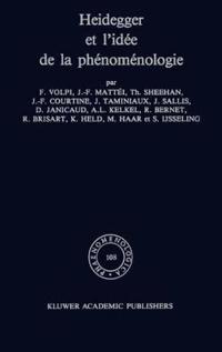 Heidegger et l'idée de la phénoménologie