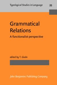 Typological Studies in Language