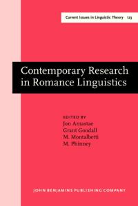Current Issues in Linguistic Theory