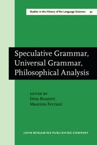Studies in the History of the Language Sciences