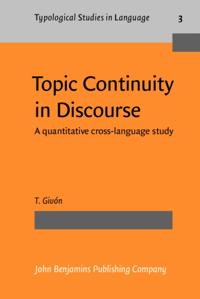 Typological Studies in Language