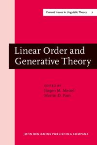 Current Issues in Linguistic Theory