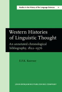 Studies in the History of the Language Sciences