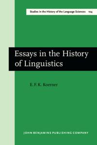 Studies in the History of the Language Sciences