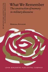 Discourse Approaches to Politics, Society and Culture