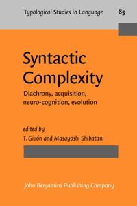 Typological Studies in Language