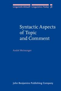 Linguistik Aktuell/Linguistics Today