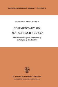Commentary on De Grammatico