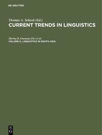Linguistics in South Asia