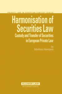 Harmonisation of Securities Law