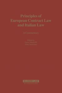 Principles of European Contract Law and Italian Law