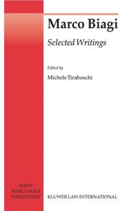 Marco Biagi Selected Writings