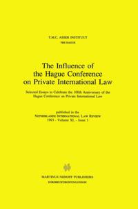Influence of the Hague Conference on Private International Law