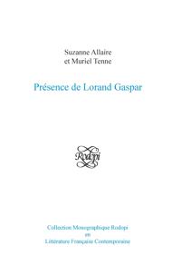Présence de Lorand Gaspar