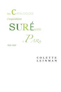 Les catalogues d’expositions surréalistes à Paris entre 1924 et 1939