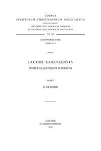 Iacobi Sarugensis epistulae quotquot supersunt