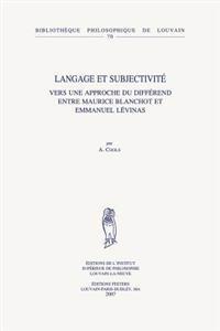 Langage Et Subjectivite