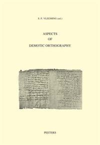Aspects of Demotic Orthography