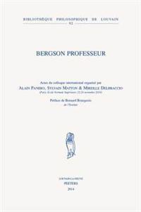 Bergson Professeur