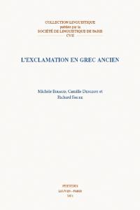 L'exclamation en grec ancien