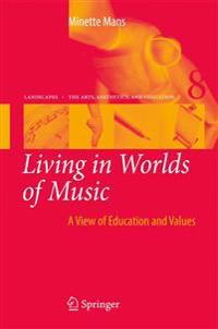 Bokomslag för "Living in Worlds of Music"