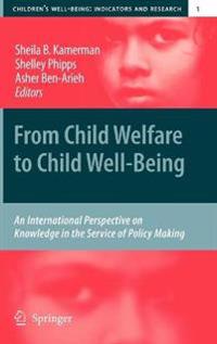 Bokomslag för "From Child Welfare to Child Well-Being"