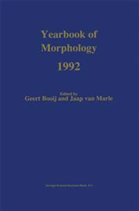 Yearbook of Morphology 1992