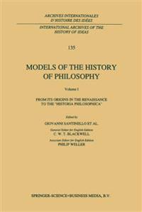 Models of the History of Philosophy: From its Origins in the Renaissance to the ‘Historia Philosophica’
