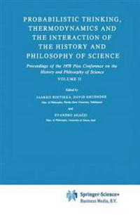 Kirjan kansi "Probabilistic Thinking, Thermodynamics and the Interaction of the History and Philosophy of Science"