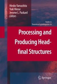 Studies in Theoretical Psycholinguistics