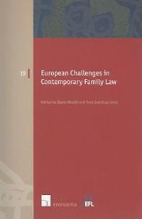 European Challenges in Contemporary Family Law