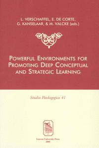 Powerful Environments for Promoting Deep Conceptual and Strategic Learning