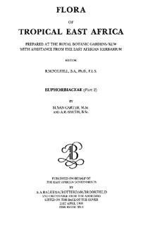 Flora of Tropical East Africa - Euphorbiac v2 (1988)