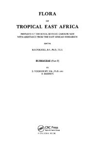 Flora of tropical East Africa - Rubiaceae Volume 3 (1991)