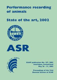 Performance recording of animals - State of the art, 2002