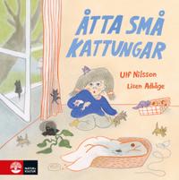 Åtta små kattungar