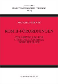 Rom II-förordningen : tillämplig lag för utomobligatoriska förpliktelser