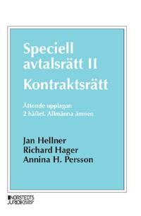 Speciell avtalsrätt II : kontraktsrätt, Andra häftet - Allmänna ämnen