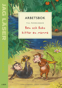 Bokomslag for Jag läser - förskoleklass - arbetsbok till pusselsagan Ben och Koko hittar en mamma
