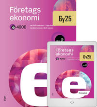E4000 Företagsekonomi nivå 2 Övningsbok (tryckt och digital)