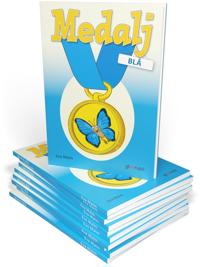 Medalj blå, svenska, 10 ex