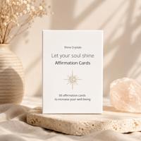 Affirmationskort - Let your soul shine