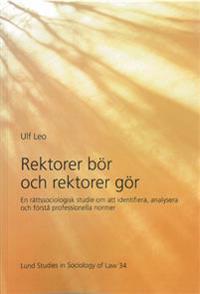 Rektorer bör och rektorer gör