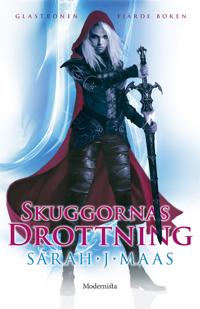Bokomslag for Skuggornas drottning (Fjärde boken i Glastronen-serien)